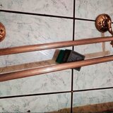 Suport francez vintage, stil baroc, aurit